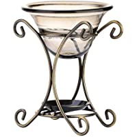 Quemador de aceite de aroma de hierro- quemador de vela de horno- lámpara de aceite esencial de aromaterapia para sala…